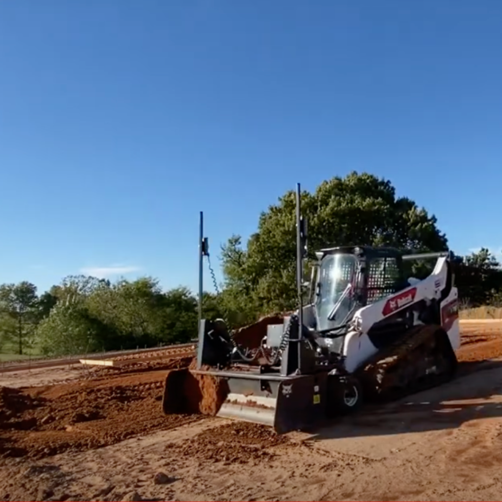 John Wayne Clearing & Grading installing a new structure pad